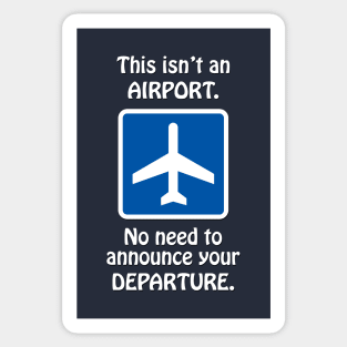 Airport Departure Meme Sticker